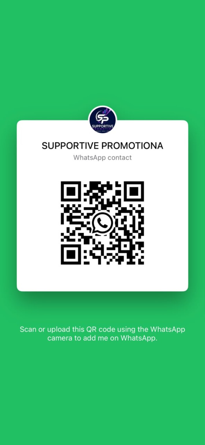 Supportive Promotion WhatsApp QR code